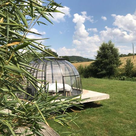 Les Nuits Insolites De La Mothe - Hebergement En Bulle Ou Tiny House Avec Spa Privatif Outremecourt Exterior photo