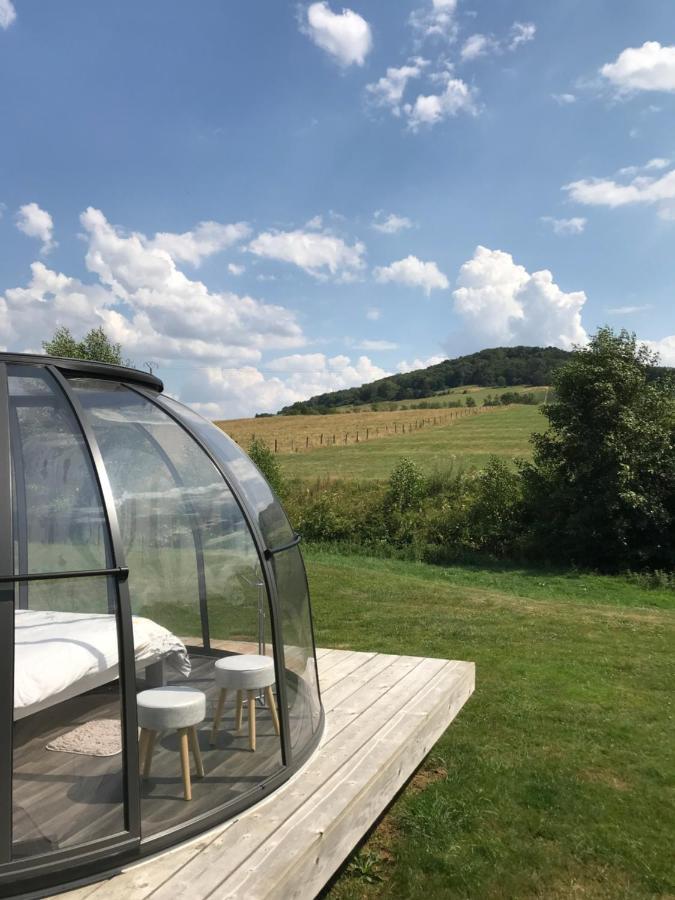 Les Nuits Insolites De La Mothe - Hebergement En Bulle Ou Tiny House Avec Spa Privatif Outremecourt Exterior photo